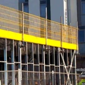 Removable Edge Protection Barrier Quick Release Mechanism Convenient for