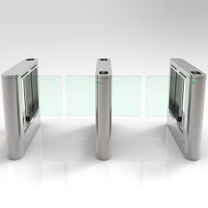 IP54 Speed Gate Turnstile Anti-Crush Optical Barrier Turnstiles Face Recognition