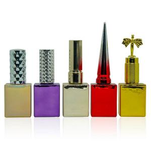 Cylinder Fancy Gel Polish Square Bottle Nail Polish Jars Hanya