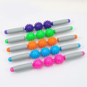 41*5.5cm Dia Massage Roller Ball Stick Pvc Foam Fascia Massage Stick