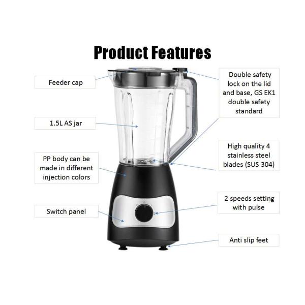 BL816W 600W GS EK1 table blender