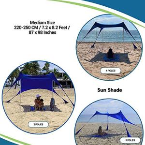 3000 Mm Sun Pop Up Beach Shelter Outdoor Shade