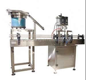 China Pneumatic Glass Vial Bottle Screw Automatic Capping Machine Easy To Operate on sale