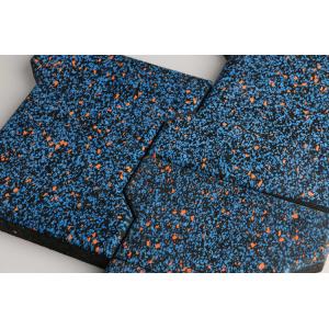 Shockproof Interlocking Rubber Roof Pavers Practical Recyclable