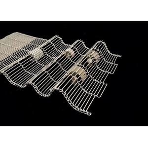3mm Wire Mesh Conveyor Belt Stainless Steel Flat Flex For Chocolate