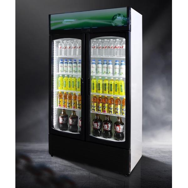 220V-240V/50HZ 60HZ 110V/60HZ Display Cooler 2 Doors Store Drinks Fridge