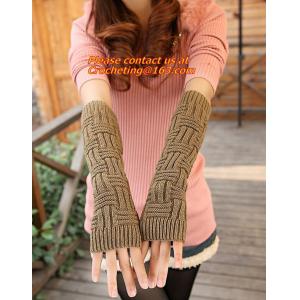 Fashion women fingerless gloves,hand Crochet winter knitted fingerless ,knitted