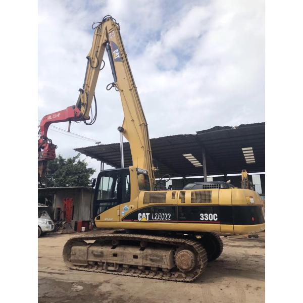 Second Hand Hydraulic Excavator CAT 330C With Vibropile Hammer
