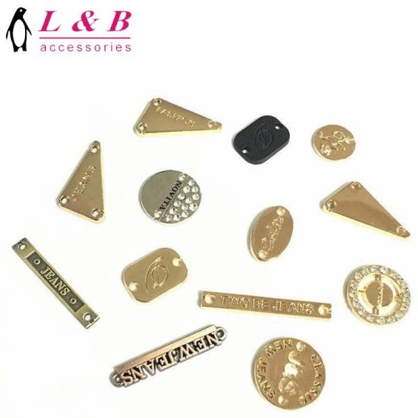 Wholesale High Quality Custom brand engrave logo Zinc Alloy Button Metal For Jeans
