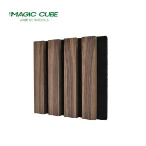Interior Decoration Slat Acoustic Panel with Wood Veneer Surface from Wholesaler
