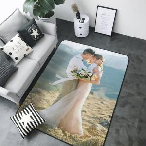 Custom Rug Personalized Add Your Own Logo Image Text Photo Area Carpet Anti Slip