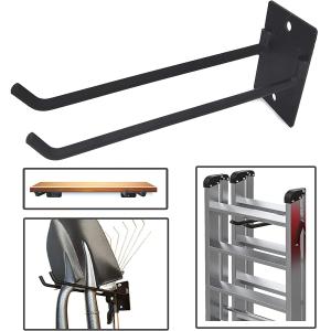 Sturdy Garden Tool Organizer Rack Heavy-Duty Solid Steel Wall Hanger for Home