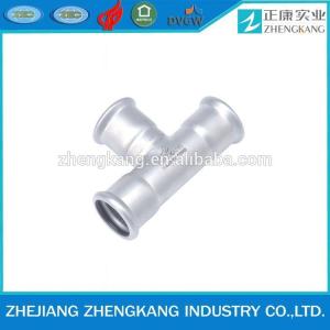 China stainless steel pipe fittings CB11-30 Equal Tee on sale