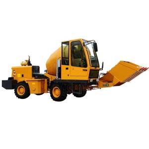Portable Cement Concrete Transit Mixer Self Loading Mobile Concrete Mixer Truck