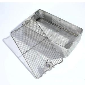 Electropolished Stainless Steel Wire Mesh Baskets With Lids