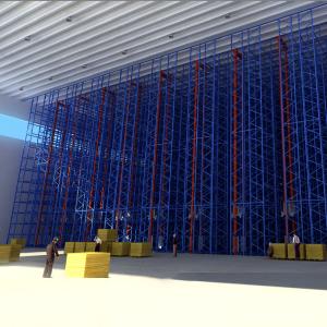 Customized ASRS Warehouse System , Automated ASRS Racking System