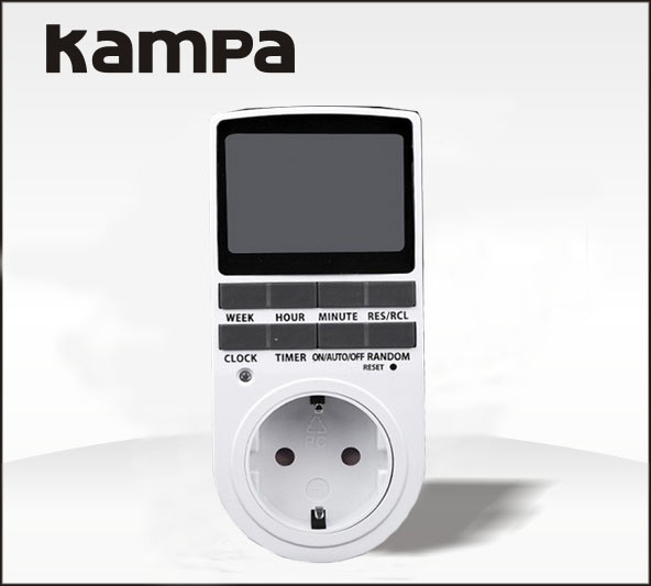 Buy EU AU UK US Plug LCD Display Electronic Devices Plug-in Digital Timer Switch Socket at wholesale prices