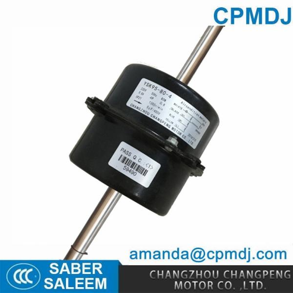 Air Conditioner Outdoor Fan Motor Totally Enclosed Double Shaft Outdoor Fan Motor