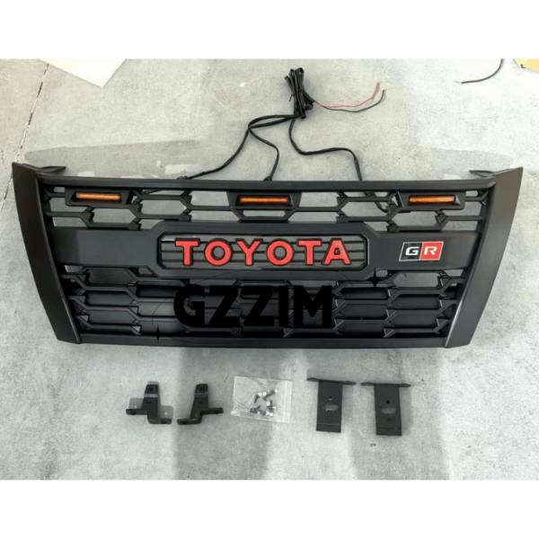 ABS Car Front Bumper Grille with LED for Toyota Fortuner 2016