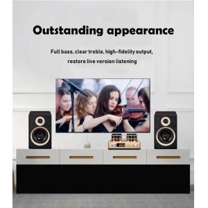 4 Ohms Bluetooth Hifi Bookshelf Speakers 2 Way Multifunctional