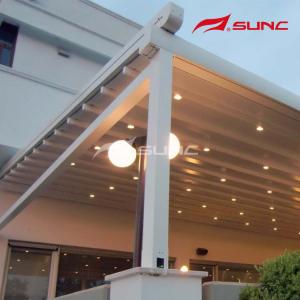 App Control Sunshade Retractable Roof Pergola Waterproof