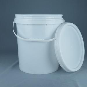 Round Chemical Buckets with Various Capacities and Secure Lids for Chemical