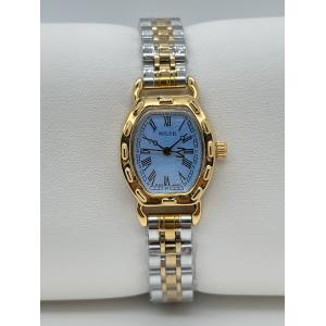 Oval Dial Stainless Steel Strap Watch With Luminous Hands And Date Display