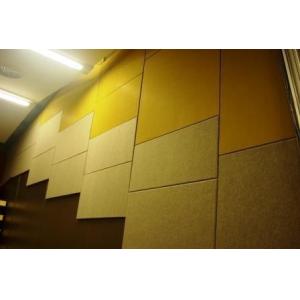 Studio Room Polyester Acoustic Panels / Sound Absorption Fabric Board