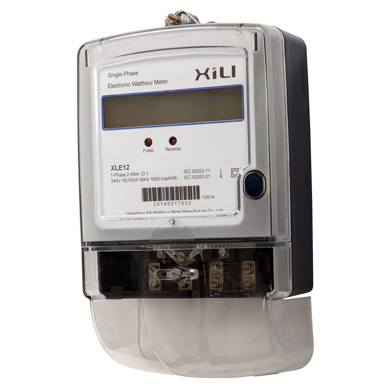 Quality Prepaid Electronic Watt Hour Meter , Digital Single Phase Energy Meter for sale