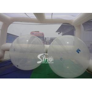 Adults energy challenge running inflatable obstacle tent with transparent balls