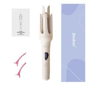 33W Automatic Electric Hair Curler LCD Temperature Display Negative Ion