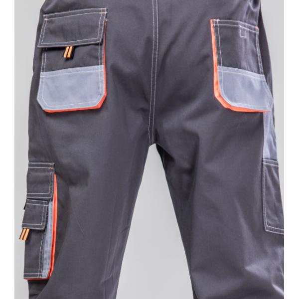 Factory Workers Heavy Duty Work Suit 65% Polyester 35% Cotton Twill Gray