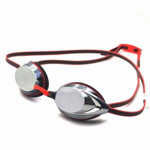 Competition Swim Triathlon Goggles waterproof Silicone Frame PC Lens