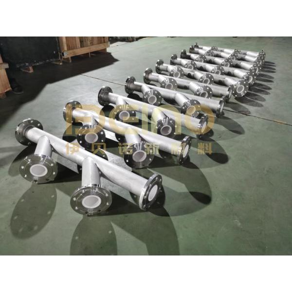 Metal Wear Resistant Ceramic Pipe Customizable In Mining Industry