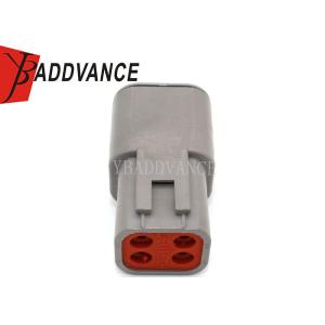 Male Deutsch Dtp Connectors / Deutsch Industrial Connectors 4 Pin DTP04-4P