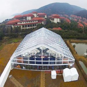 Quality 60m Wide Aluminum Alloy 300 Seater Tent 18x30 PVC Fabric Cover for sale