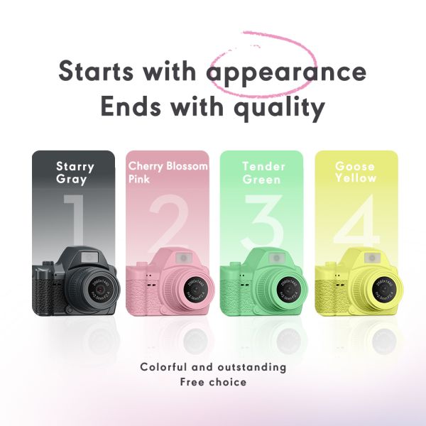 1.47inch Color Display Mini Retro Camera Instant S161 HD Video Recording