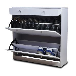 Space saving 35KG 83cm Width Wooden Shoe Storage Unit