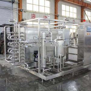 System Commercial High Pressure Juice Uht Milk Sterilizer Machine