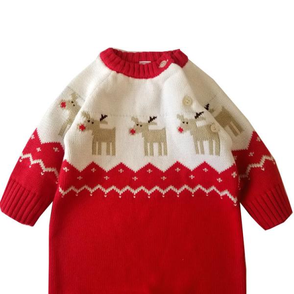 2023 New Arrivals Baby Boy Girl Clothes Romper Newborn in Bulk Kids Long Sleeve Winter Christmas baby Clothing