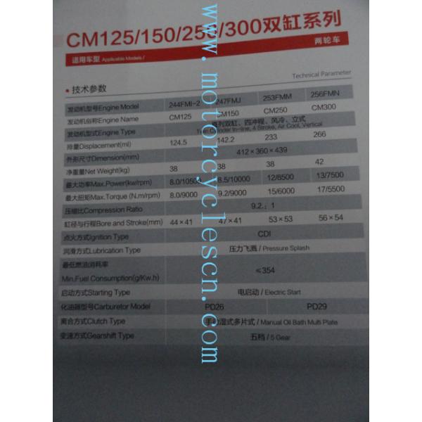 247FMJ CM150 Twin cylinder ln-line 4stroke ail cool Vertical motorcycle Engines