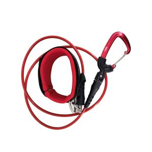 Aluminum Carabiner 106cm Neoprene Strap Scuba Diving Retractable Lanyard