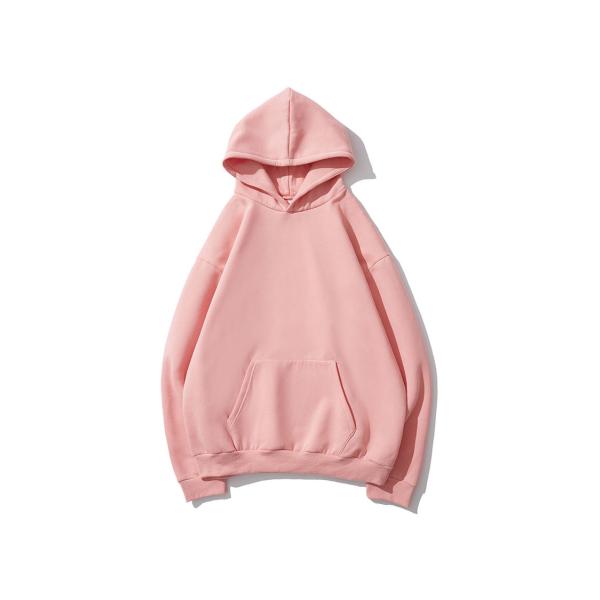Embroidery Drawstrings Unisex Oversized Plain Cotton Hoodies