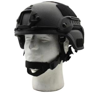 NIJ IIIA FAST Tactical Helmets Military Lightweight Rail Field Camouflage