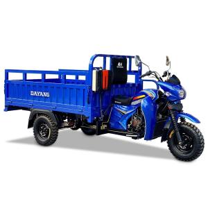 Quality Open Body Type Motorized Cargo Tricycle Motorcycle with Front Disc Rear Drum Brake for sale
