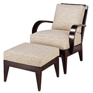 China Classical Style Bedroom Hotel Lounge Leisure Chair Ottoman Customized on sale