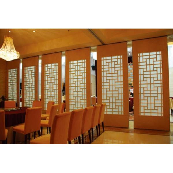 Buy Interior Sliding Door Acoustic Dining Room Dividers 500 / 1200mm Width at wholesale prices