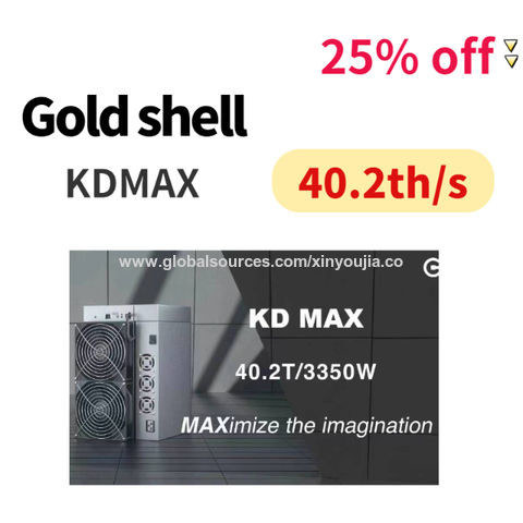 Buy Goldshell KD Max Kadena Algorithm With A Maximum Hashrate Of 40.2Th/S 3350W at wholesale prices