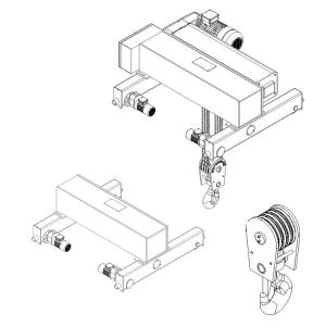 Construction 8m/Min Lift 5T Electric Wire Rope Hoist