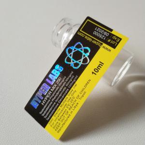 Custom Printing Hologram 10ml vial Glass Vial Labels